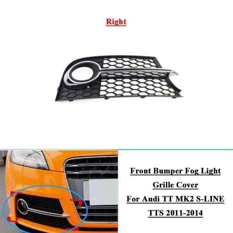 Front Bumper Fog Light Grille Cover For Audi TT MK2 S-LINE TTS 2011-2014 Right