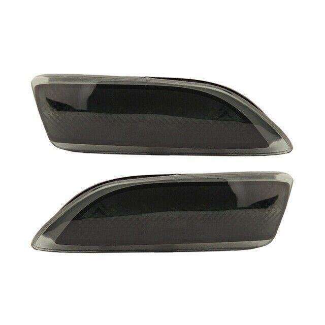 2x Smoke Lens Bumper Reflector LED Tail Brake Light For 2011-2013 Toyota Corolla