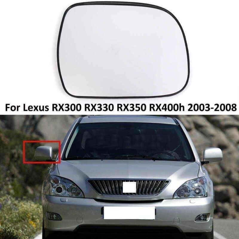 Wing Door Mirror Glass with Heated For LEXUS RX330 RX350 RX400h 2003-2008 Right