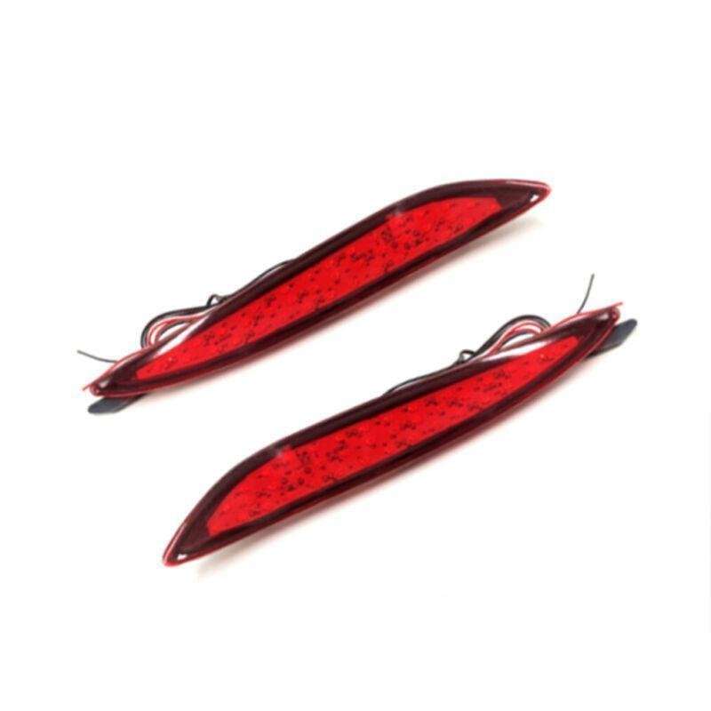 Rear Fog Brake Taillight Bumper Reflector Light For Hyundai Elantra 12-14 Pair