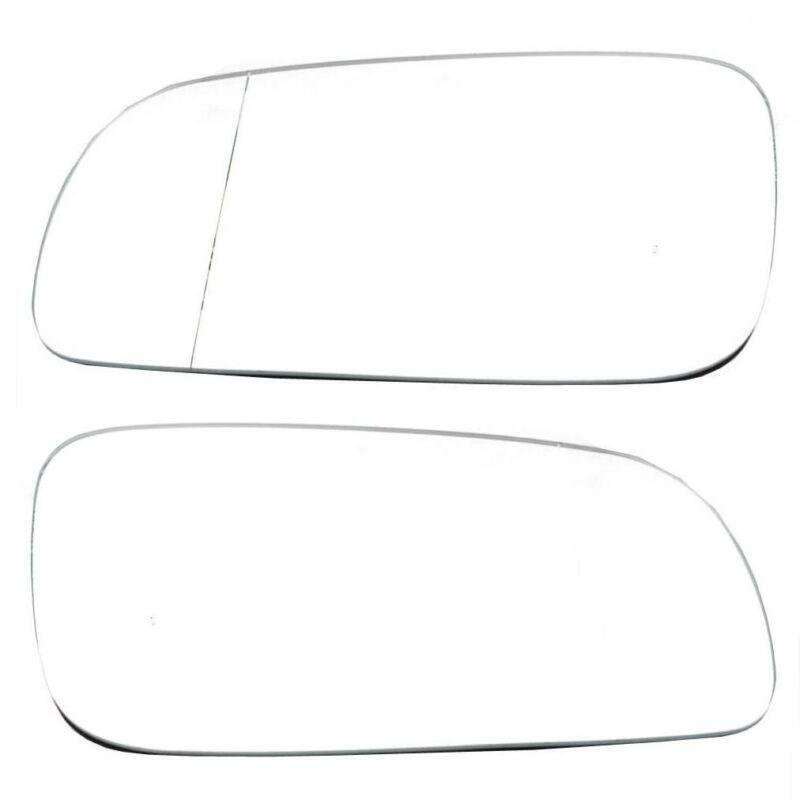 Rearview Mirror Glass For Volkswagen VW Golf Passat B5 1997-2005 Pair