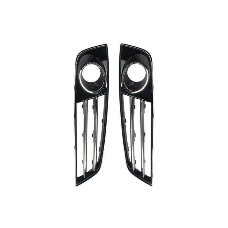 2x Front Bumper Fog Lamp Grille Cover For Audi A8 D4 10-13 LR 4H0807680E/679E