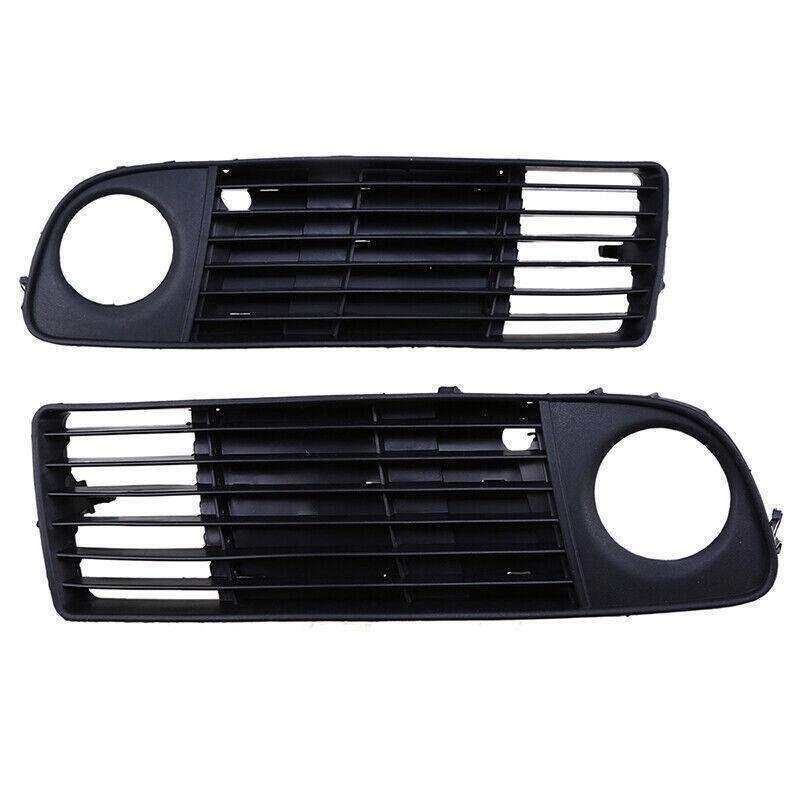 Front Lower Bumper Fog Light Cover Grille For Audi A6 C5 1998-2002 Pair