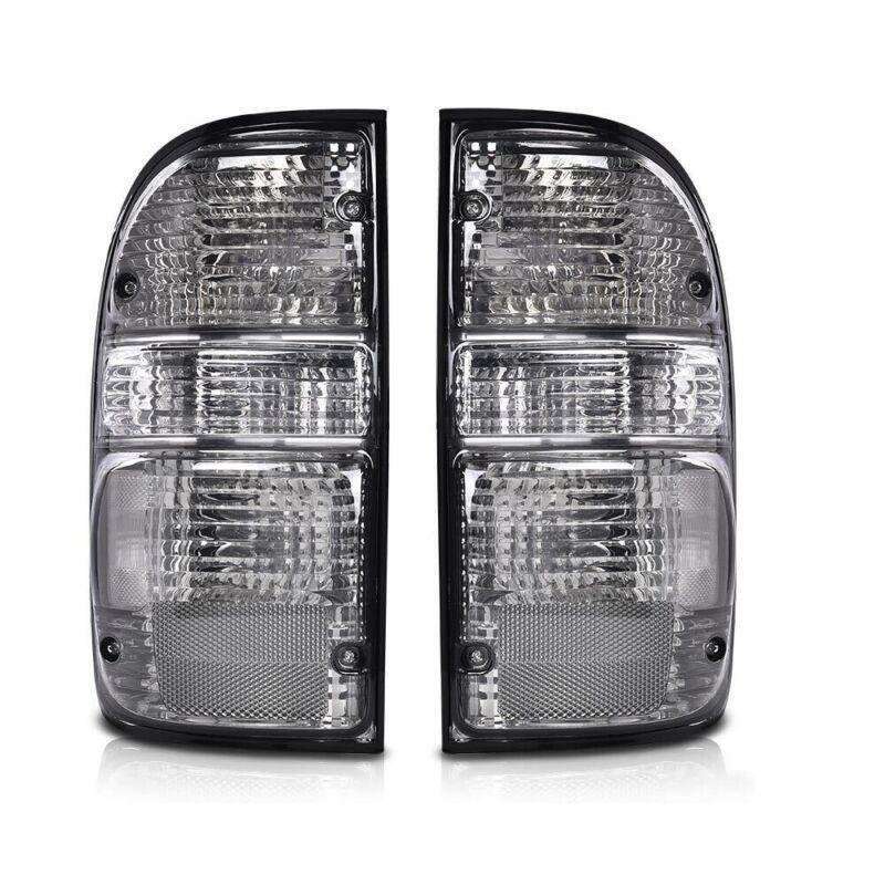 For Toyota Tacoma 2001 2002-2004 Rear Tail Lights Brake Lamp Clear lens W/bulb