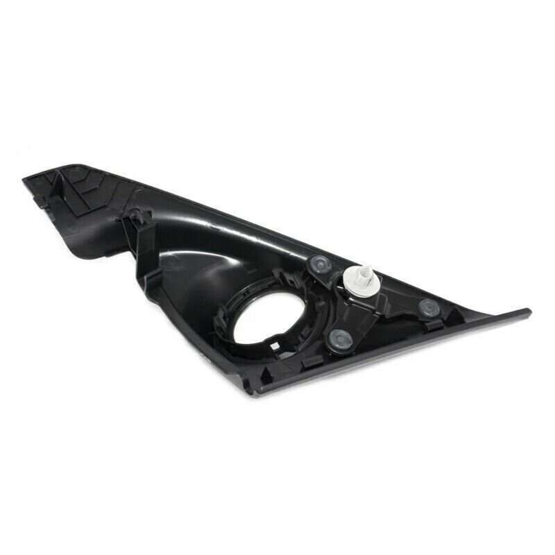 Black ABS L+R Front Door For Honda Accord 2014-2017 Pillar Tweeter Cover Trim
