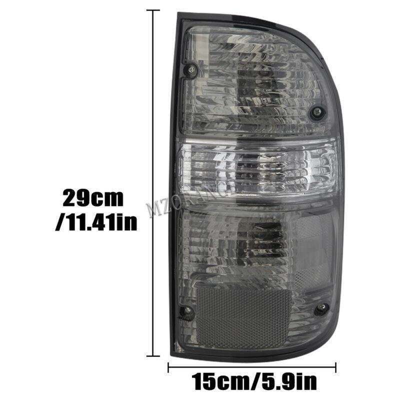 For Toyota Tacoma 2001 2002-2004 Rear Tail Lights Brake Lamp Clear lens W/bulb