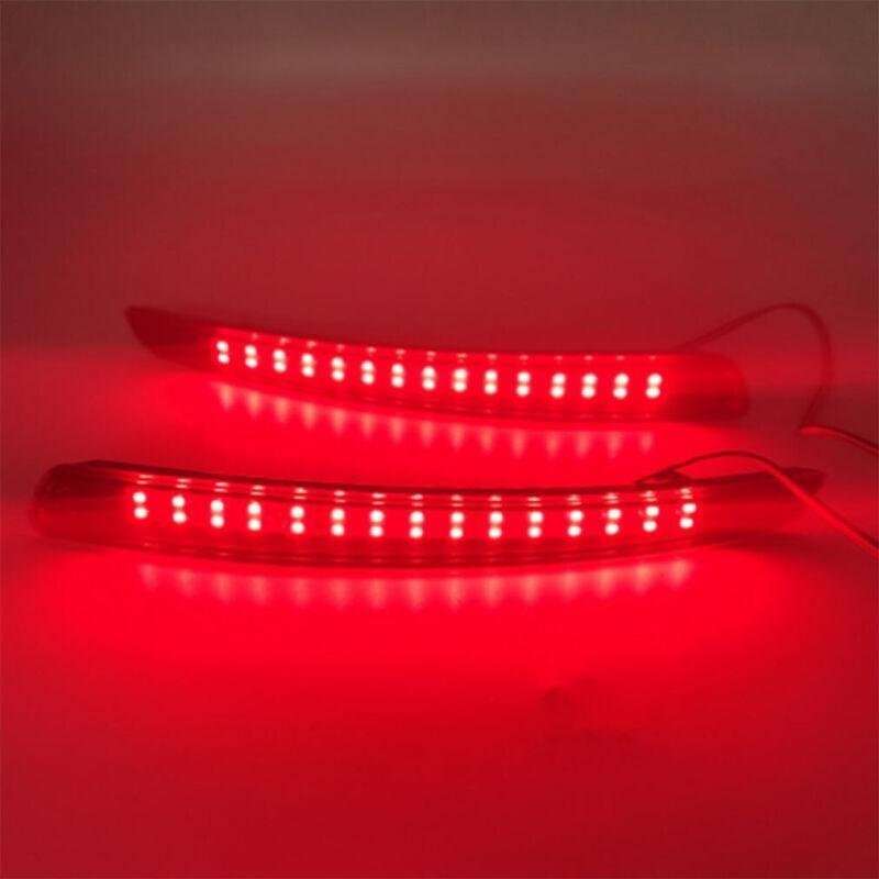 Rear Fog Brake Taillight Bumper Reflector Light For For Ford Mondeo 11-13 Pair