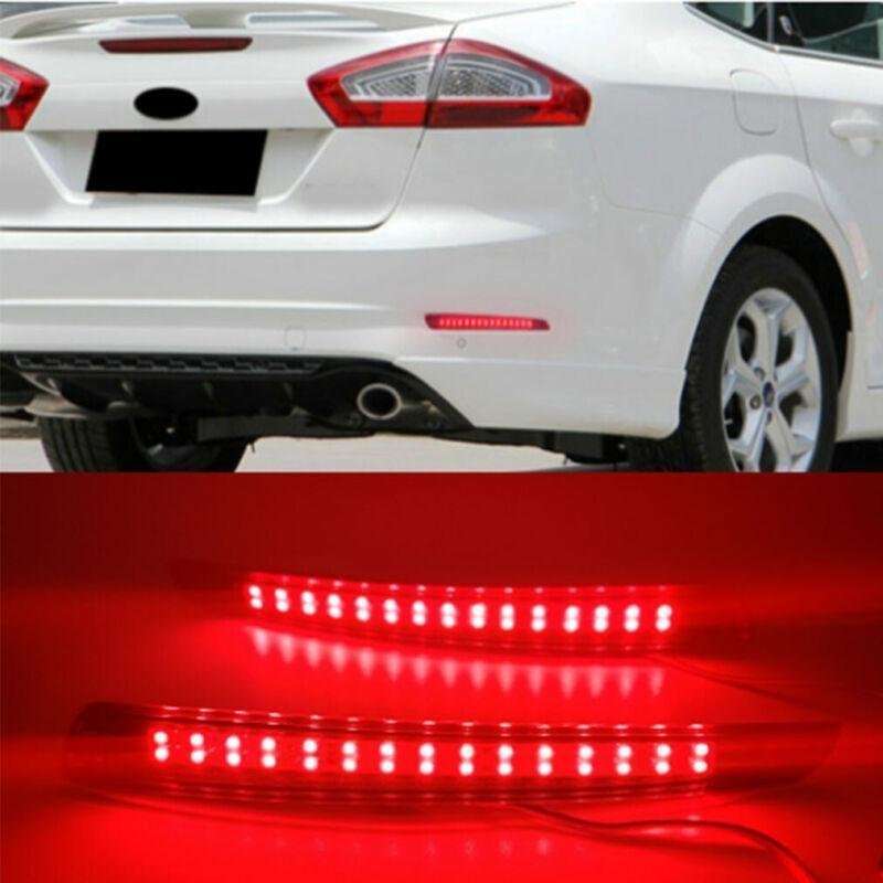 Rear Fog Brake Taillight Bumper Reflector Light For For Ford Mondeo 11-13 Pair