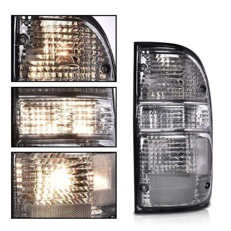 For Toyota Tacoma 2001 2002-2004 Rear Tail Lights Brake Lamp Clear lens W/bulb