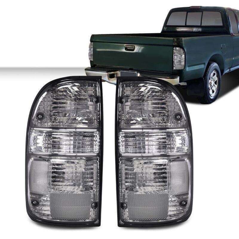 For Toyota Tacoma 2001 2002-2004 Rear Tail Lights Brake Lamp Clear lens W/bulb