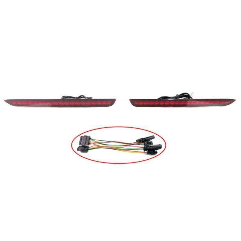 2x Red LED Rear Taillight Bumper Reflector Lights For Cadillac CT5 2020-2023