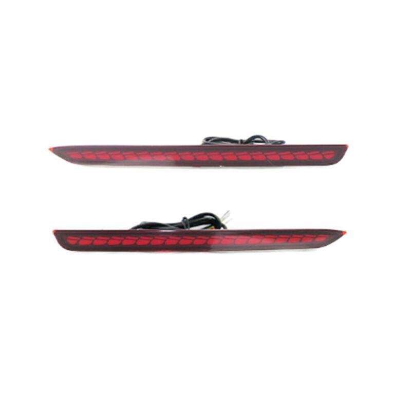 2x Red LED Rear Taillight Bumper Reflector Lights For Cadillac CT5 2020-2023