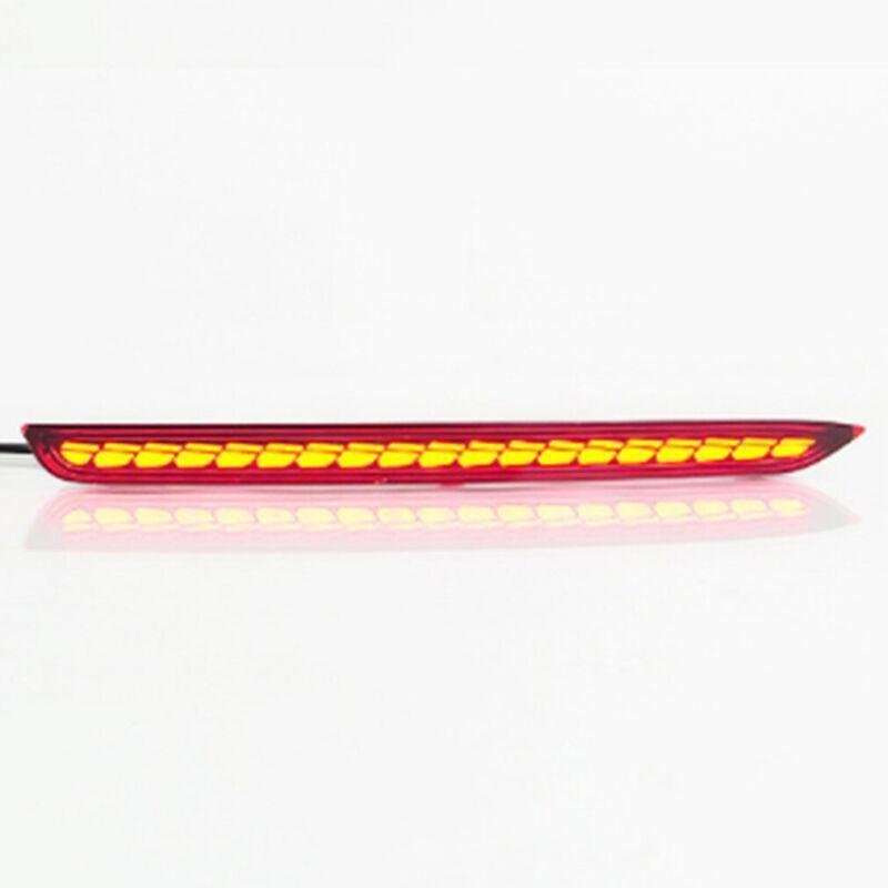 2x Red LED Rear Taillight Bumper Reflector Lights For Cadillac CT5 2020-2023