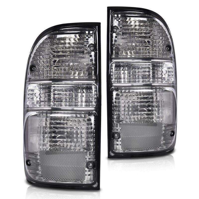 For Toyota Tacoma 2001 2002-2004 Rear Tail Lights Brake Lamp Clear lens W/bulb