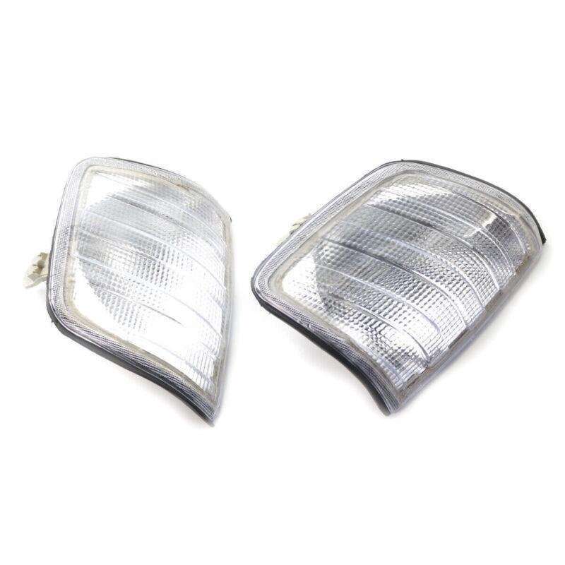 Turn Corner Signal Light Shell For Mercedes Benz W124 E Class 86-95 88 White L+R