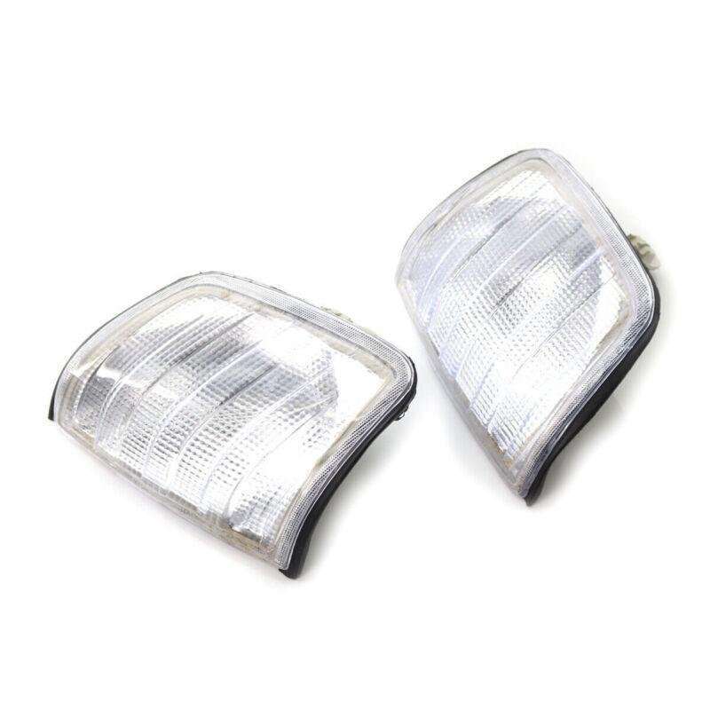 Turn Corner Signal Light Shell For Mercedes Benz W124 E Class 86-95 88 White L+R