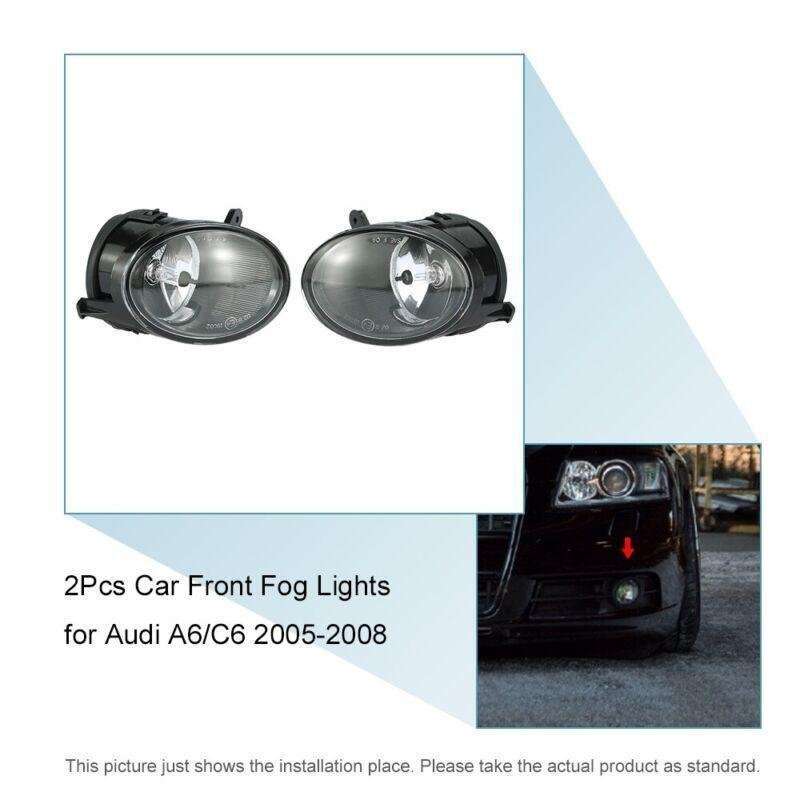 1 Pair of Car Front Fog Lights Lamp w/ Bulb Fit For Audi A6 C6 05-08 4F0941700