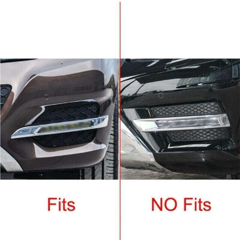 Front Bumper Fog Light Grille Cover For Mercedes-Benz X204 GLK350 2013-15 Right
