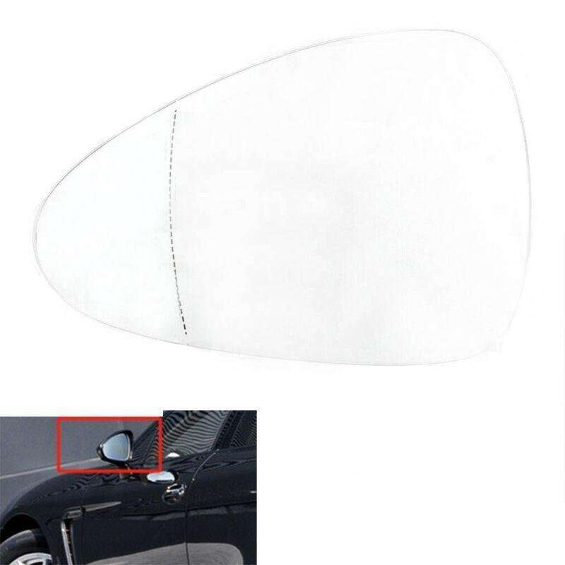 Exterior Rearview Mirror Glass Fit Porsche Panamera 2010-2016 Left Side