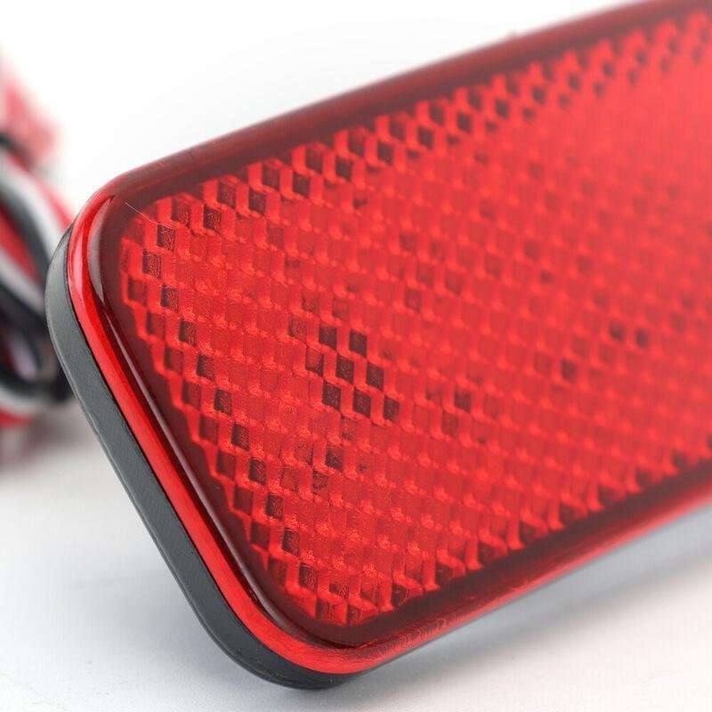 Pair Rear Bumper Reflector Brake Lights For Ford Transit Custom Connect TOURNEO