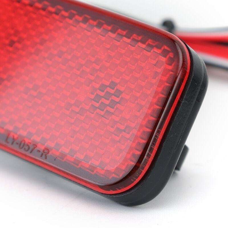 Pair Rear Bumper Reflector Brake Lights For Ford Transit Custom Connect TOURNEO