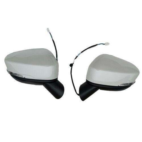 For Mitsubishi Eclipse Cross 18-23 White Replace Rear View Side Door Mirror 2PCS