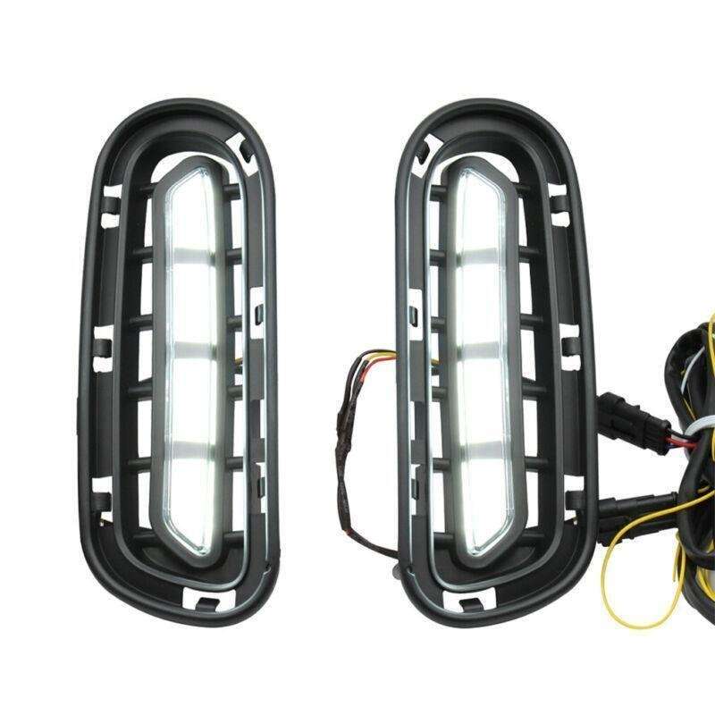 LED DRL Daytime Running Fog Light Lamps Fit For Kia Stinger 2018-2020