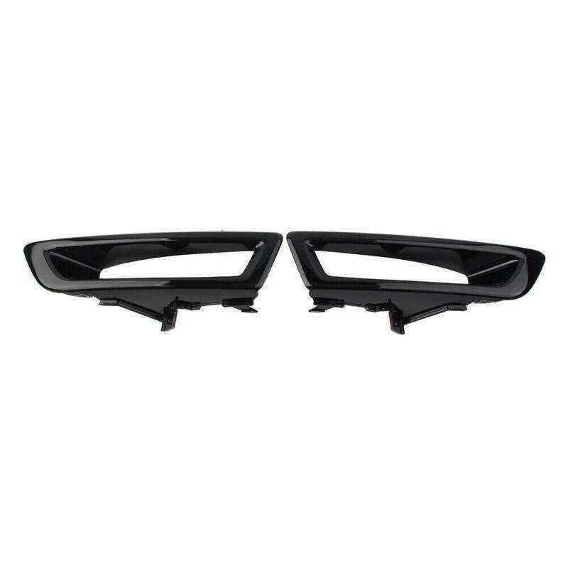 2x Front Bumper Fog Light Grille Cover For Land Rover Discovery Sport 2015-2018