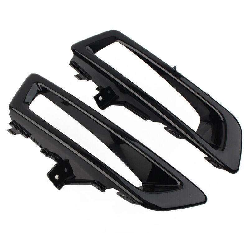 2x Front Bumper Fog Light Grille Cover For Land Rover Discovery Sport 2015-2018