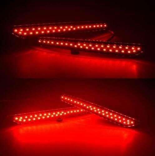 Rear Bumper Light Assembly For Ford Mondeo Fusion 2013-18 LED Brake Lights Pair