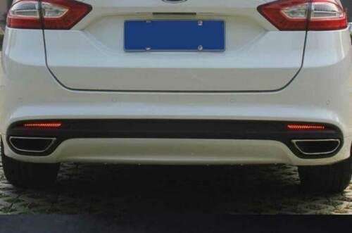Rear Bumper Light Assembly For Ford Mondeo Fusion 2013-18 LED Brake Lights Pair