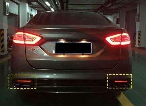 Rear Bumper Light Assembly For Ford Mondeo Fusion 2013-18 LED Brake Lights Pair