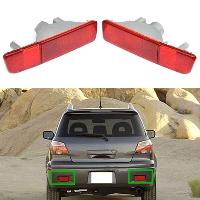 Rear Bumper Fog Lamp Light Reflector lamp For Mitsubishi Outlander 2003-2006