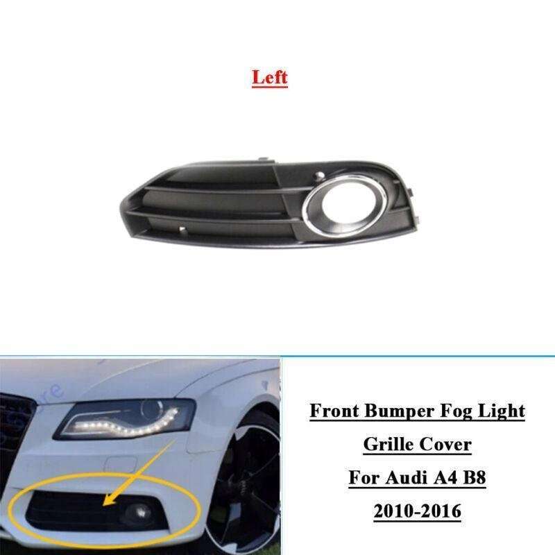 Front Bumper Fog Light Grille Cover For Audi A4 B8 2010-2016 Left 8K0807681J01C