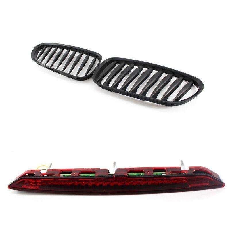 Matte Black Front Grille Sporty Style 3rd Brake Stop Light Fits BMW Z4 E85 03-08