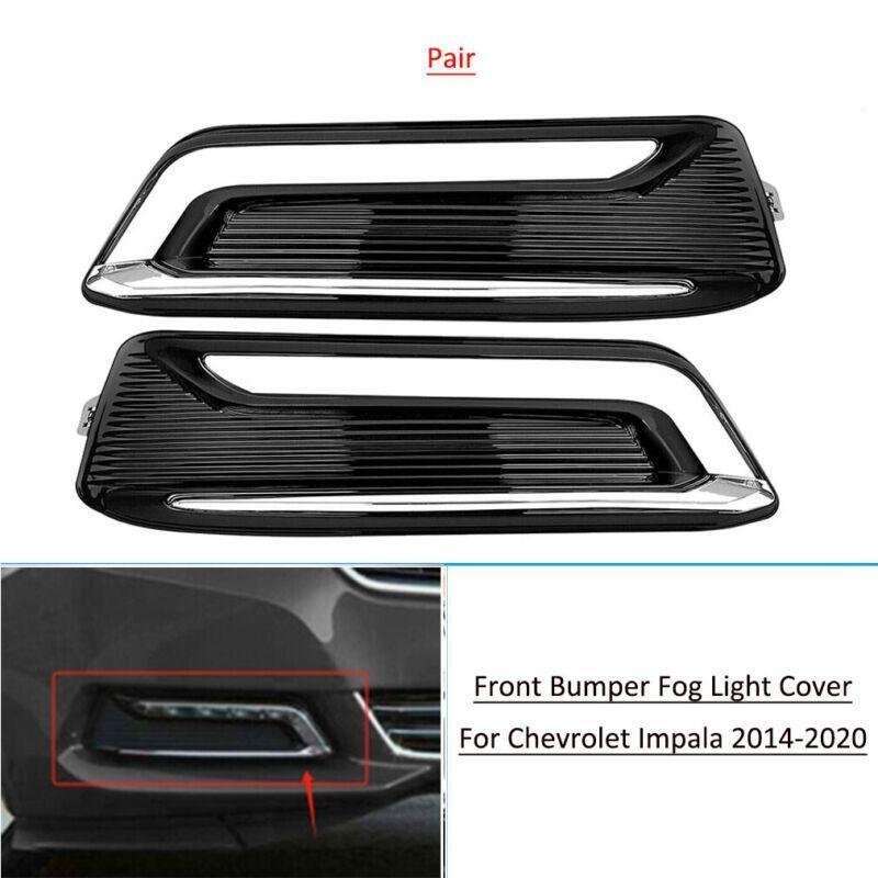 1 Pair For 2014-2020 Chevrolet Impala Fog Light Cover Bezel Trim Right Left Side
