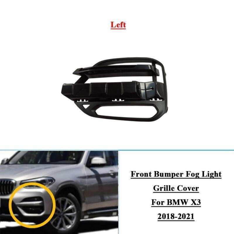 Front Bumper Fog Light Grille Cover For BMW X3 2018-2021 Left 51117422945