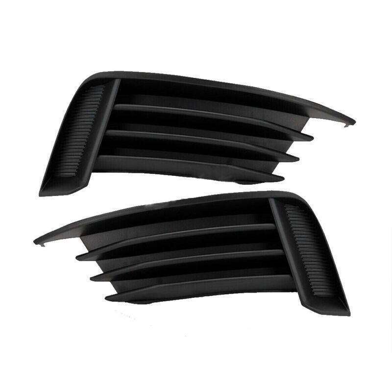 Pair Front Bumper Light Lamp Cover Grilles For AUDI S3 A3 2013-2017 RH&amp;LH