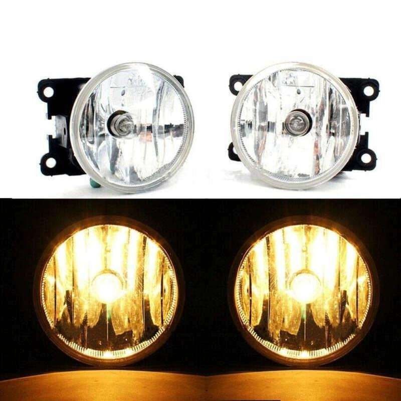 Car Fog Lights Front Bumper Lamps 2pcs Set For Peugeot 208 2012-2019