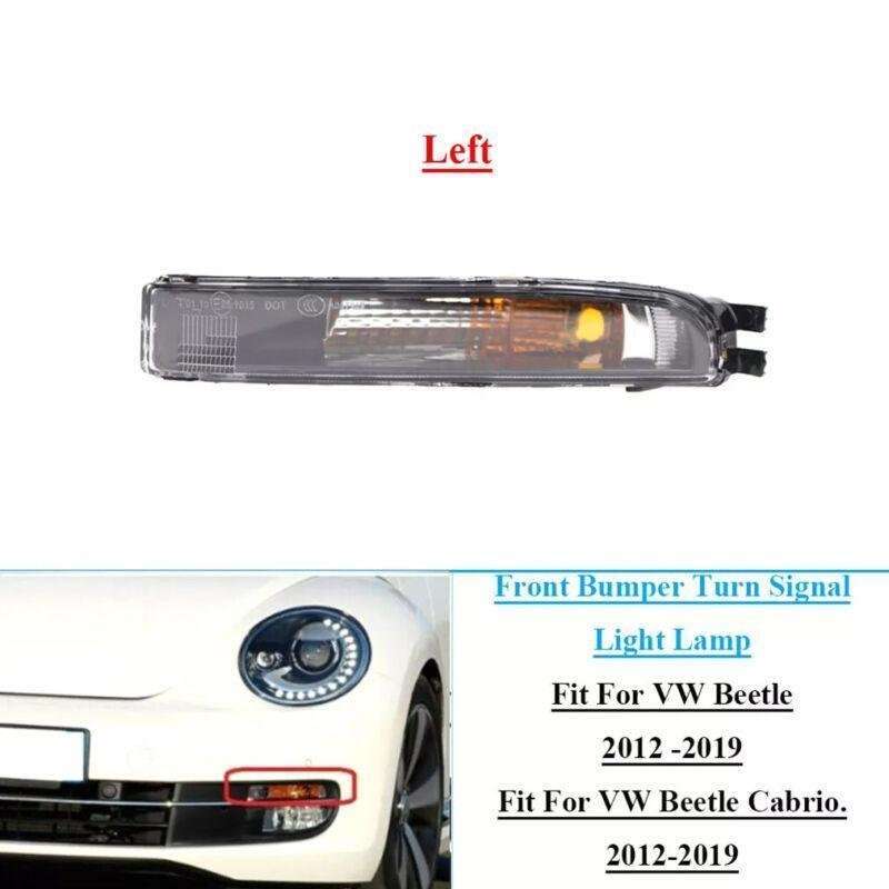 Front Bumper Turn Signal Light Lamp For VW Beetle / Cabrio 2012-2019 Left