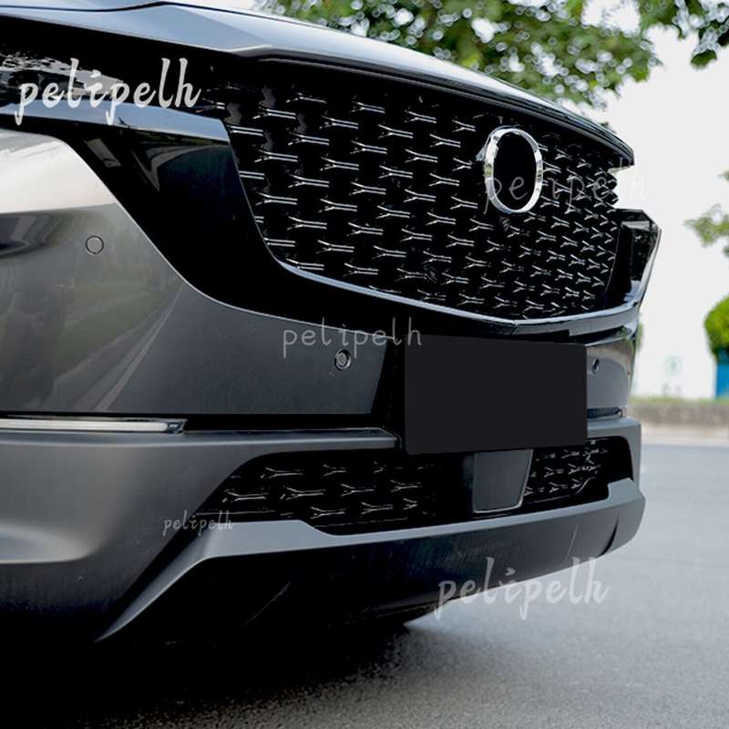 for Mazda CX-50 2022 2023 Glossy Black Front Grille Bottom Decor Cover Trim