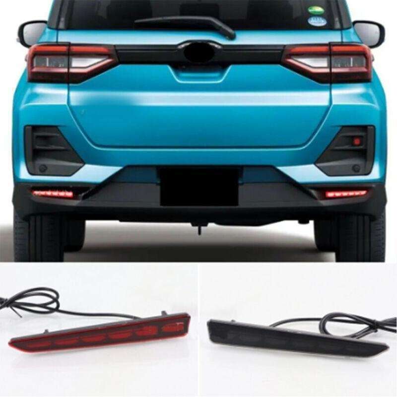 Red LED Rear Taillight Bumper Reflector Light For Toyota RAIZE 19-21 Pair