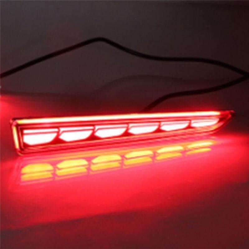 Red LED Rear Taillight Bumper Reflector Light For Toyota RAIZE 19-21 Pair