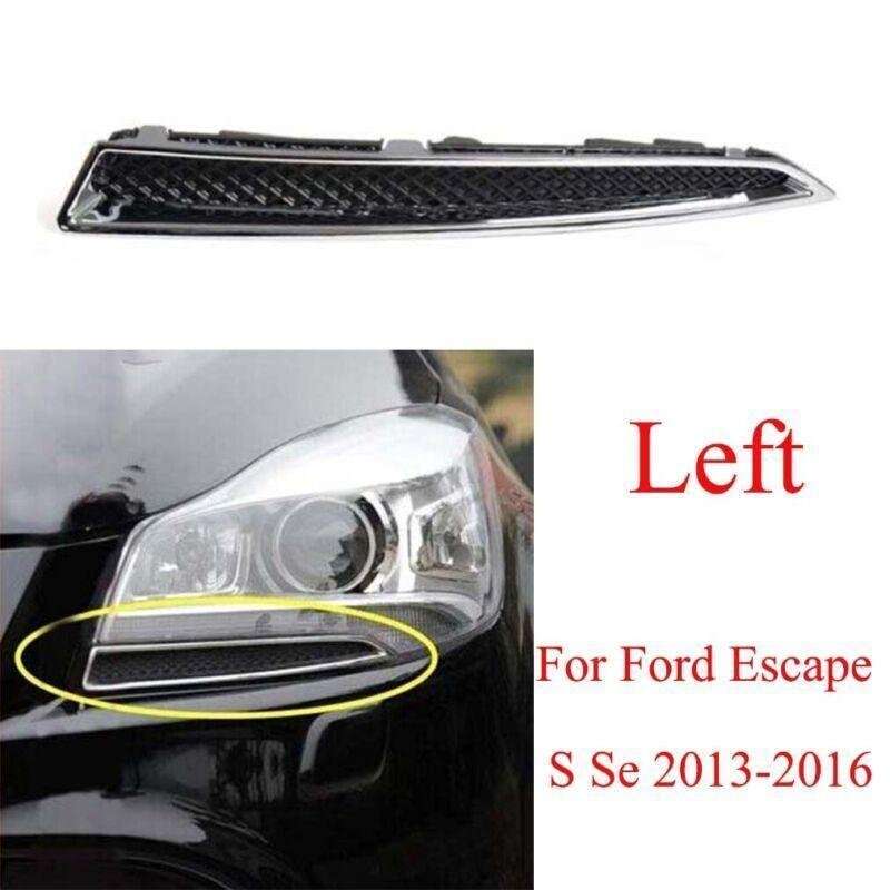 For Ford Escape S Se 2013-2016 Left Side Headlight Lower Trim Chrome Moulding