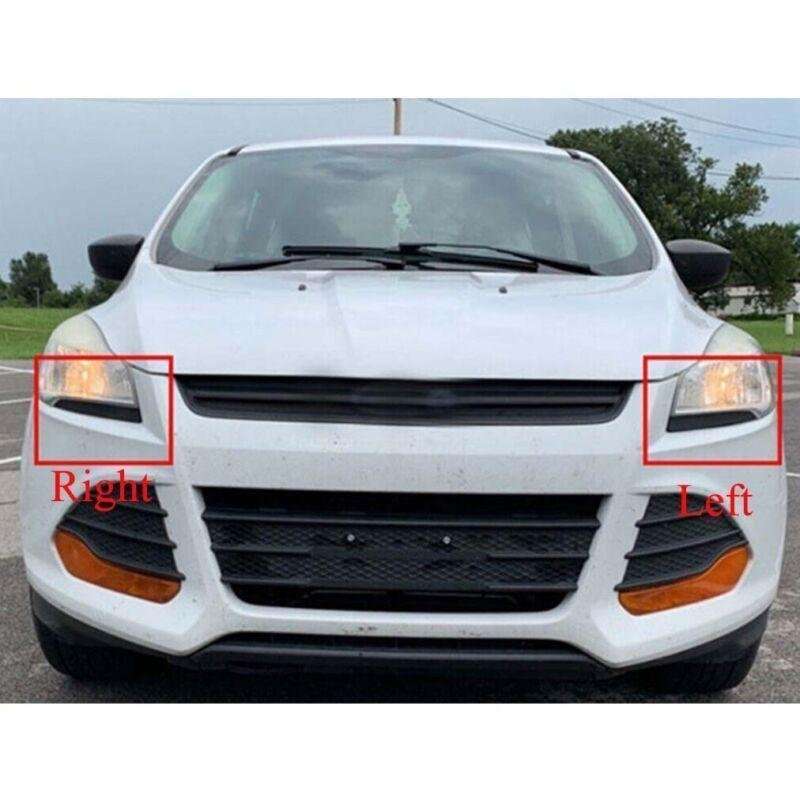 For Ford Escape S Se 2013-2016 Left Side Headlight Lower Trim Chrome Moulding
