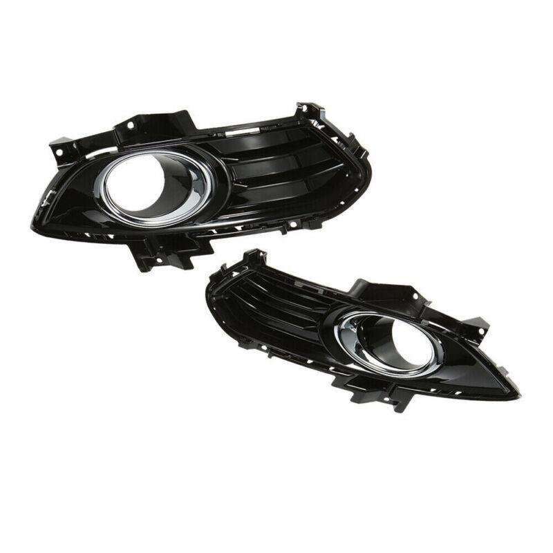 Pair Bumper Fog Lamp Light Cover Bezel Front For Ford Fusion Mondeo 2013-2020