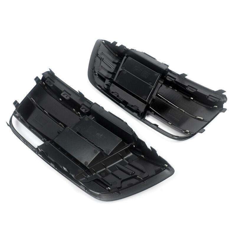 For Audi SQ5 Q5 S-Line 2018-2020 Black Pair Bumper Fog Light Cover Bezel Grille