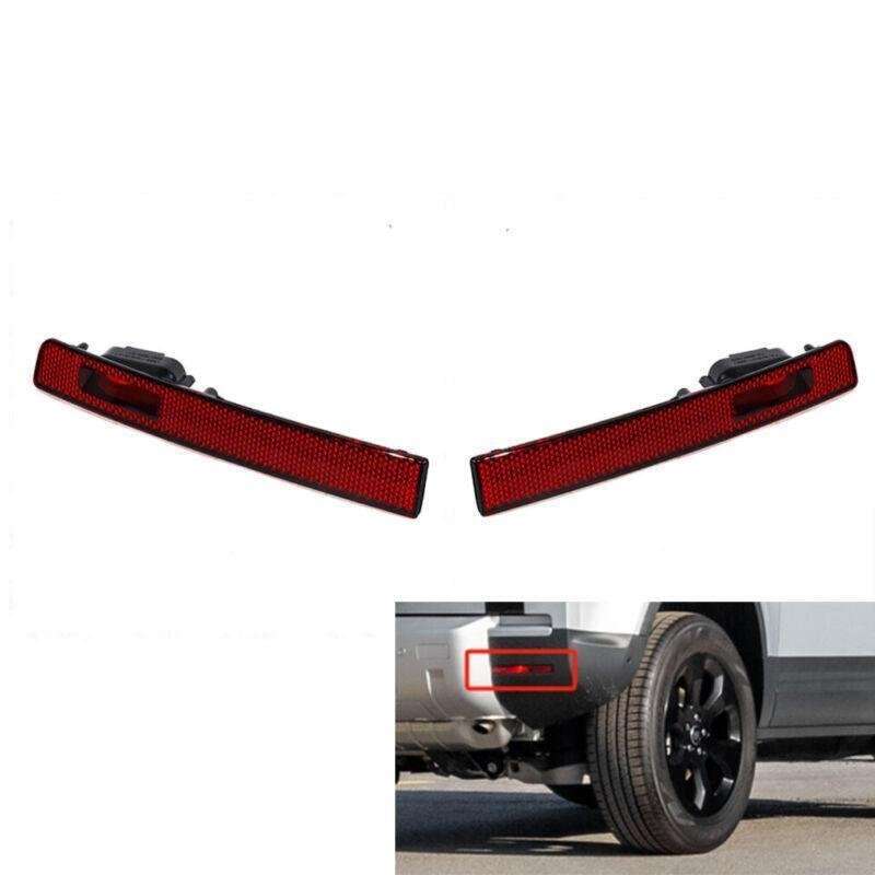 Rear Bumper Reflector Light Lamp For Land Rover Defender 90/110 2020-2023 Pair