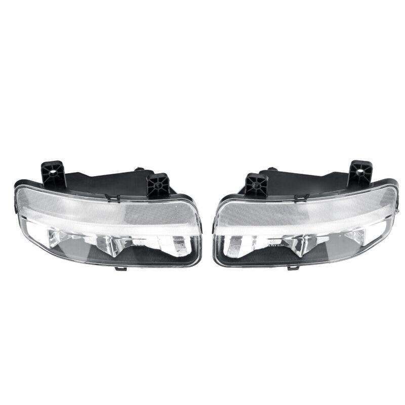 For Dodge RAM 1500 2500 3500 2020-2022 LED Front Bumper Fog Light Lamps Pair