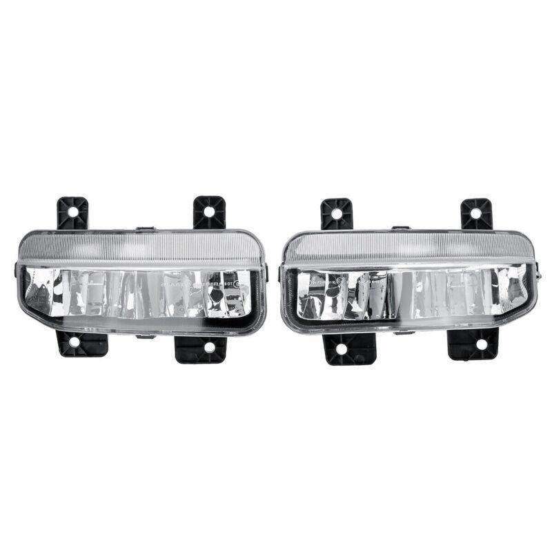 For Dodge RAM 1500 2500 3500 2020-2022 LED Front Bumper Fog Light Lamps Pair